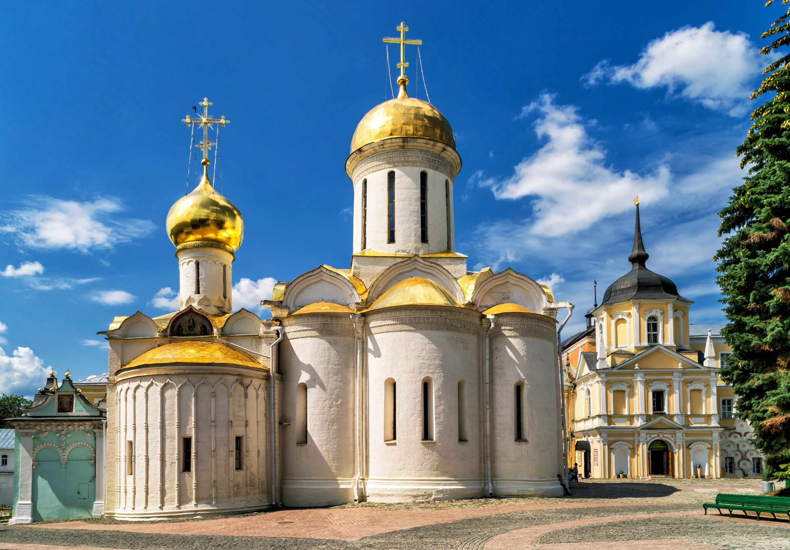 Построим монастырь. Троицкий собора ТРОИЦЕСЕРГИЕВА монастыр.